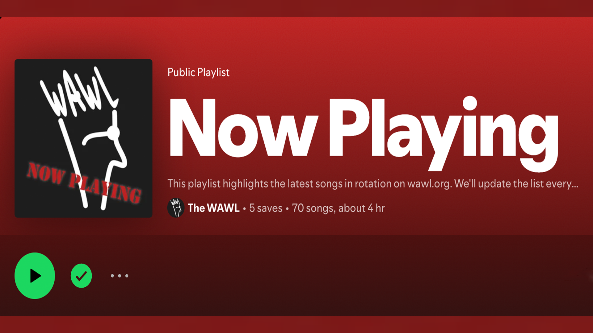 WAWL Spotify logo
