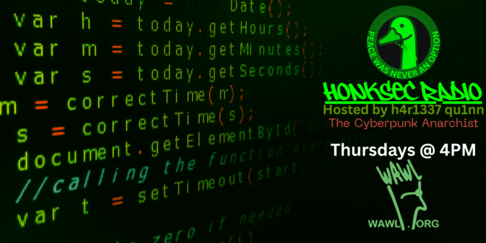 CyberPunk Show Thursdays 4pm